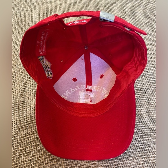 Switzerland Hat Embroidered Splash Arts Red #3 - Picture 7 of 7